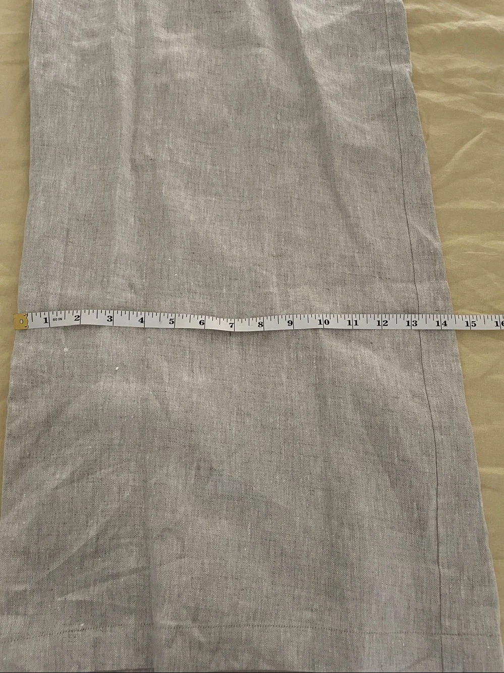 Reformation Ethan linen cargo pants in oat wide leg XL plus size